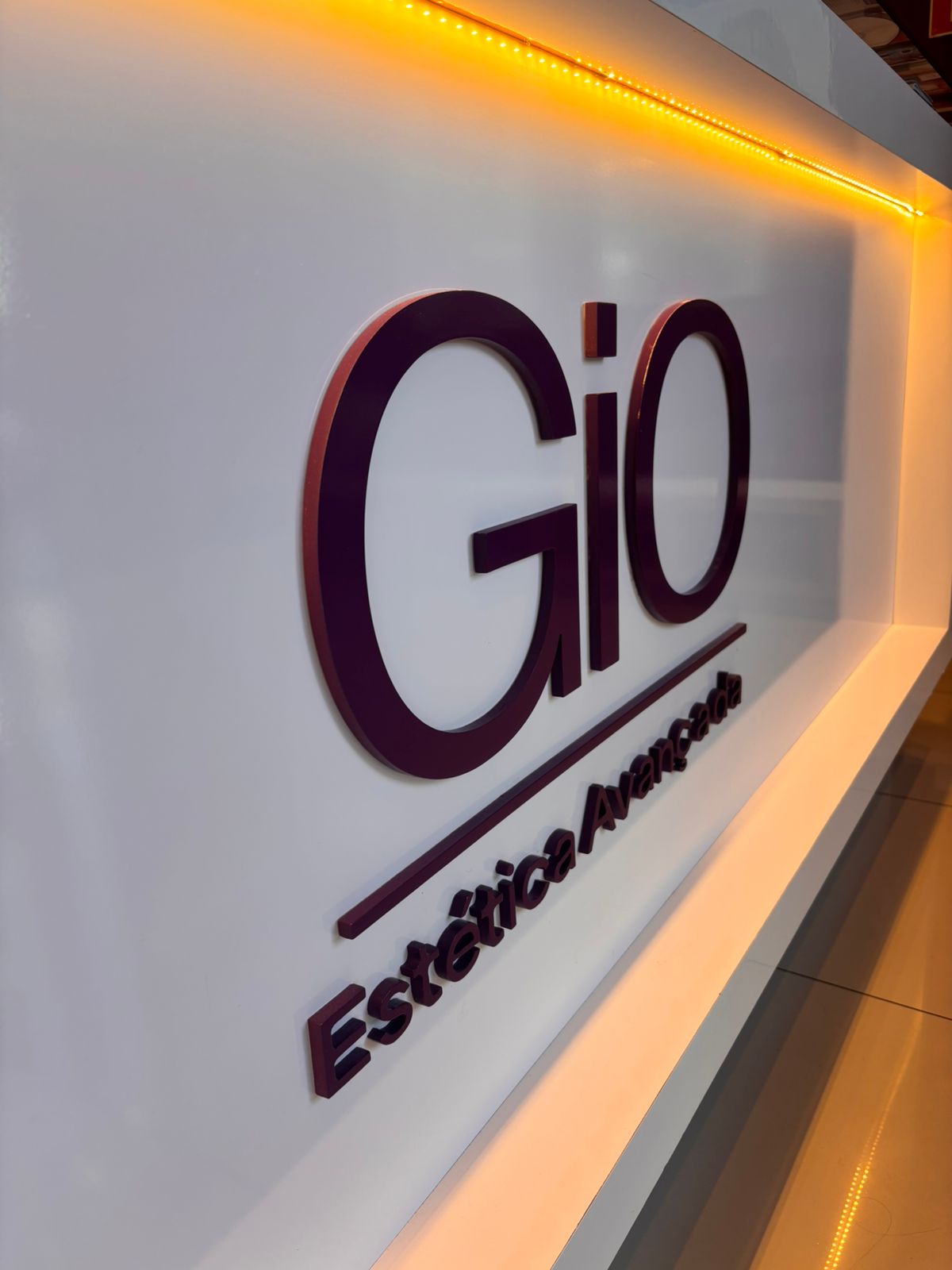 Interior da GiO Estética Avançada